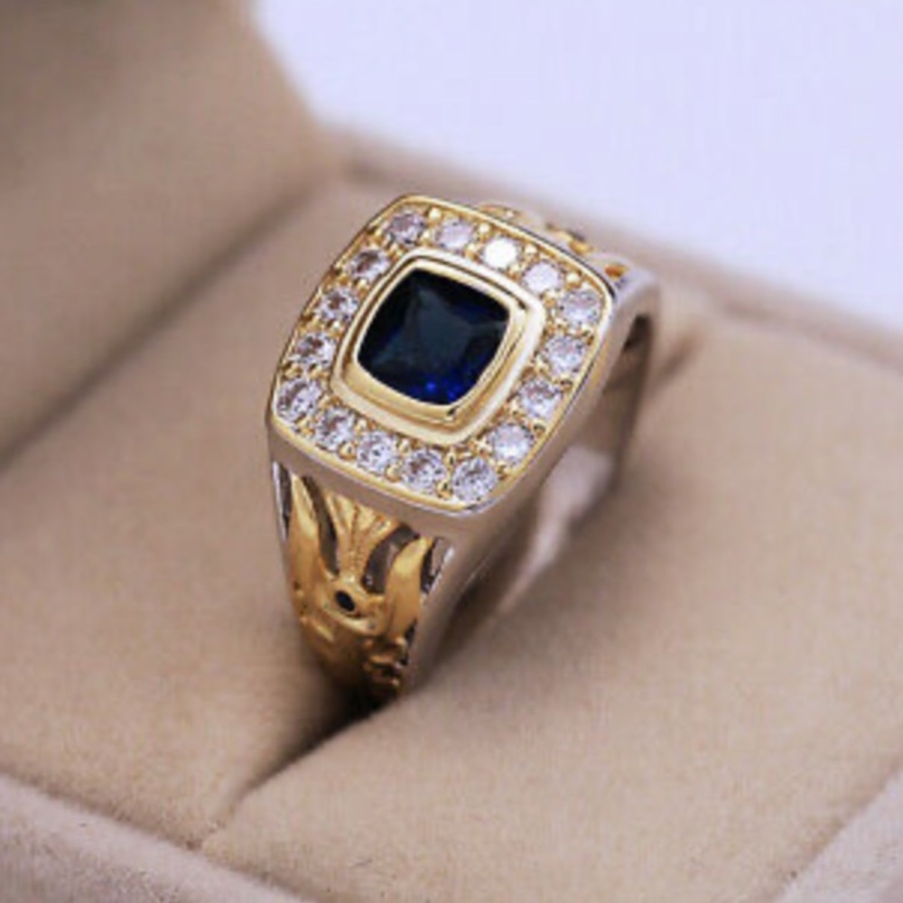 NEW 925 Two tone Ring - Picture 6 of 9